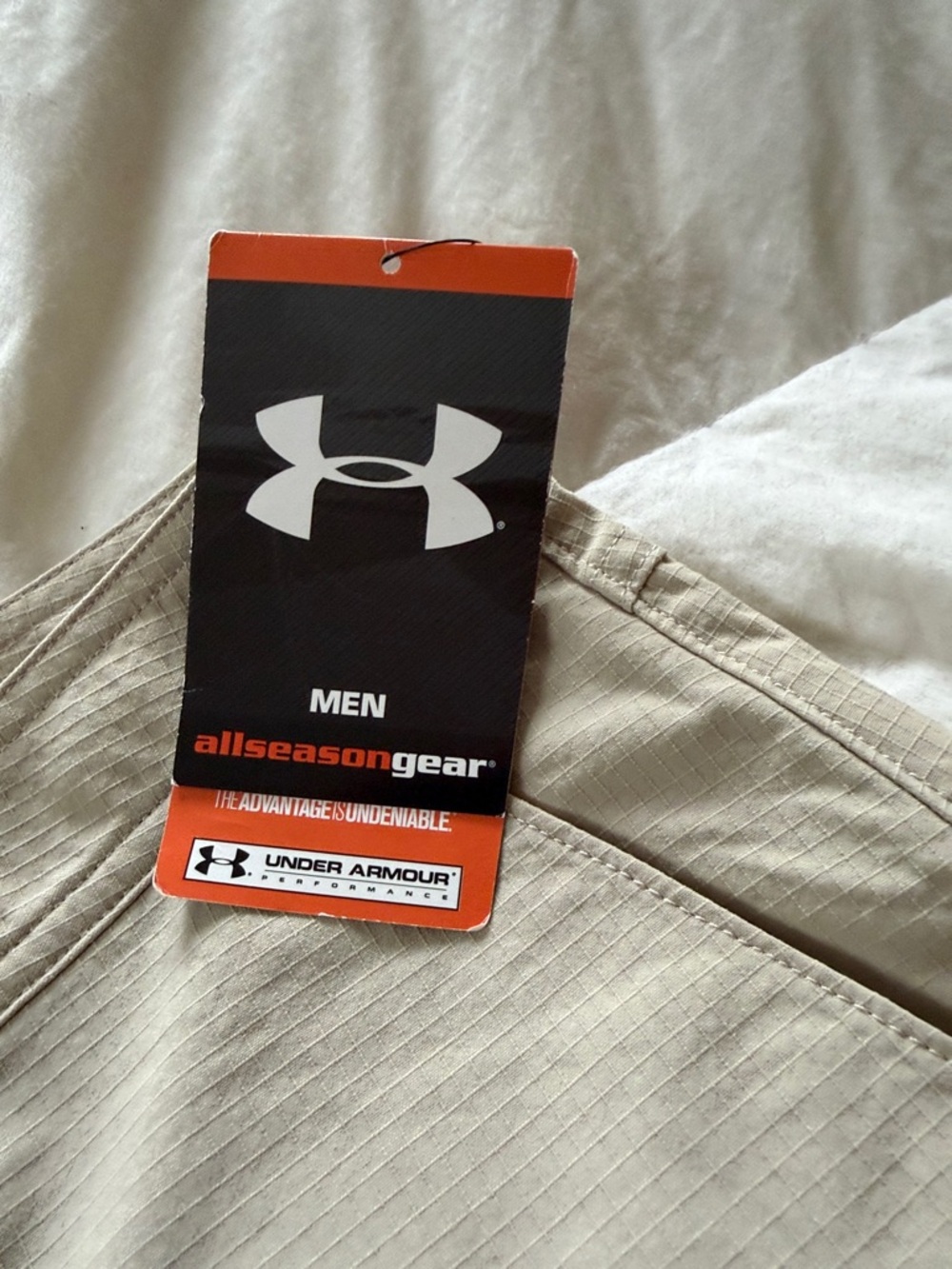 Under Armour Men's Convertible Cargo Pants in Khaki - Picture 6 of 6